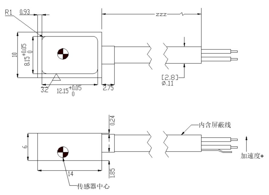 性能卓越的多量程硅微加速传感器ZXA系列4