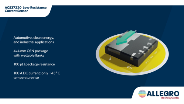 新品发布 | Allegro 重新定义传感技术，推出全新紧凑型封装电流传感器芯片2