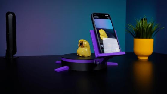如何制作一个手机用的电动3D扫描转盘
