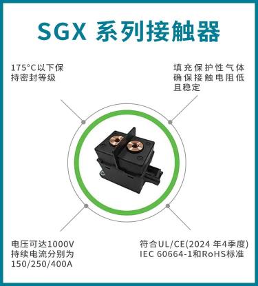 森萨塔SGX系列接触器：高效应用于物料搬运与直流快充