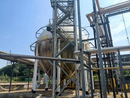 大型液氨球罐的“智慧之眼”，声科外贴式液位计精准守护湖北500强化工企业安全！