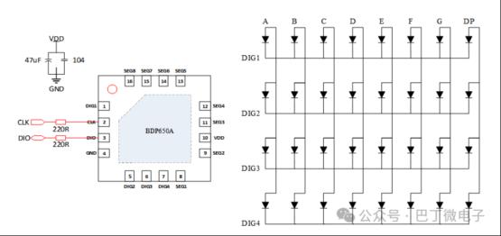 巴丁微“芯”动时刻：8*4点阵型两线串行通讯LED驱动控制芯片BDP650A