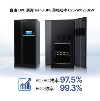 台达DPH系列 Gen3 UPS以极效极智赋能AI时代绿色算力