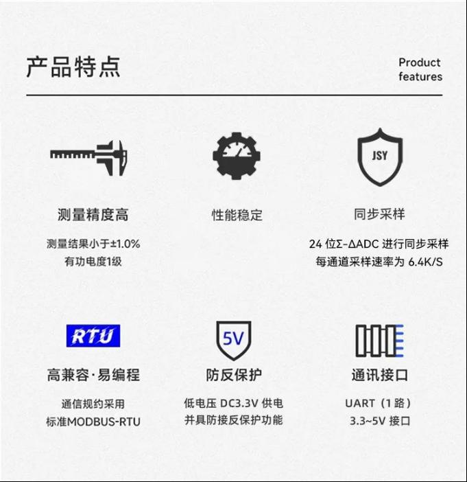 健思研科技JSY1013电参数传感器，助力智能家居与智能用电管理！5