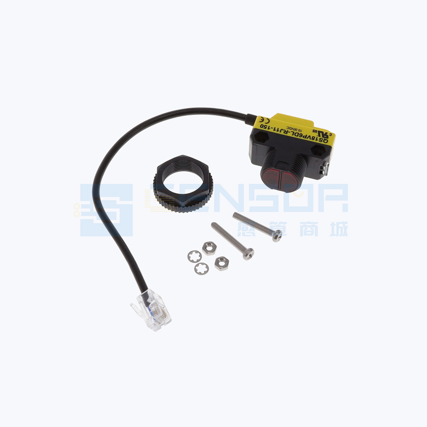QS18VP6DL-RJ11-150