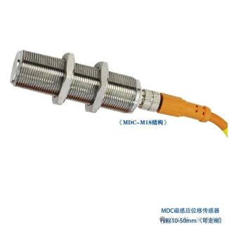 MDC系列磁感应位移传感器可用于非接触式的位移和距离测量及轴和齿轮转速测量等