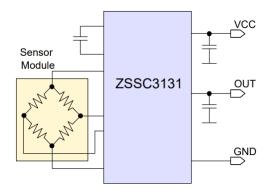 经济、高精度的传感器信号调节器ZSSC3131、ZSSC3135，专为汽车/工业传感器应用而设计