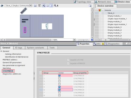 PROFIBUS DP网络中的SYNC和 Freeze功能有什么作用？