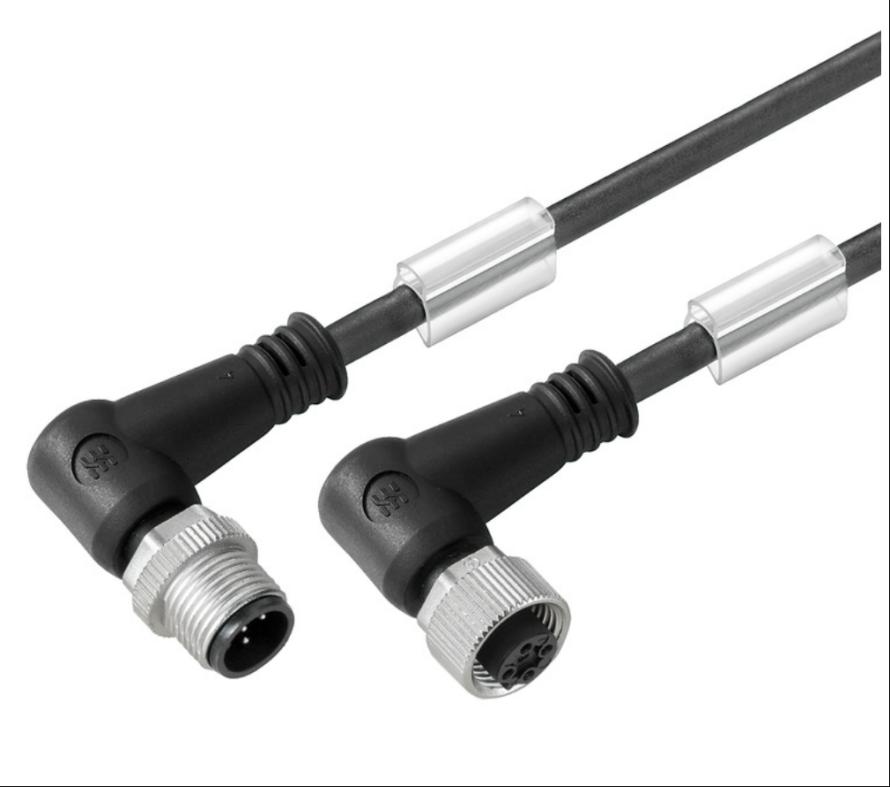 4回路的传感器/执行器电缆，250V额定电压1