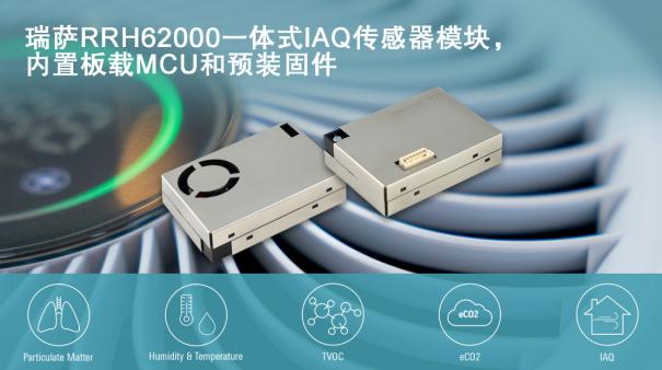 瑞萨推出超紧凑型传感器模块，适用于家庭、学校和公共建筑的智能空气质量监测1