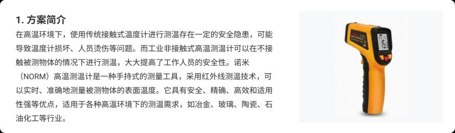 NORM高温测温计介绍1