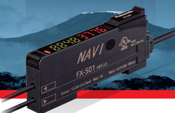 响应速度25μs的松下数字光纤传感器 FX-500