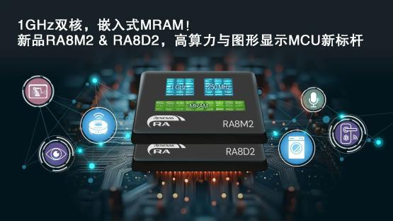 1GHz双核，嵌入式MRAM！新品RA8M2&RA8D2，高算力与图形显示MCU新标杆