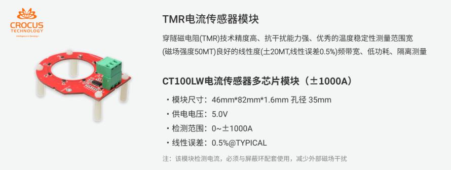 CT100 TMR电流传感器模块方案7