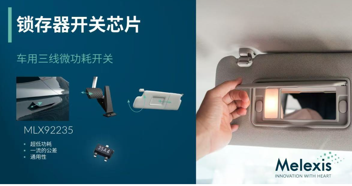 Melexis推出超低功耗车用非接触式微功率开关芯片MLX92235