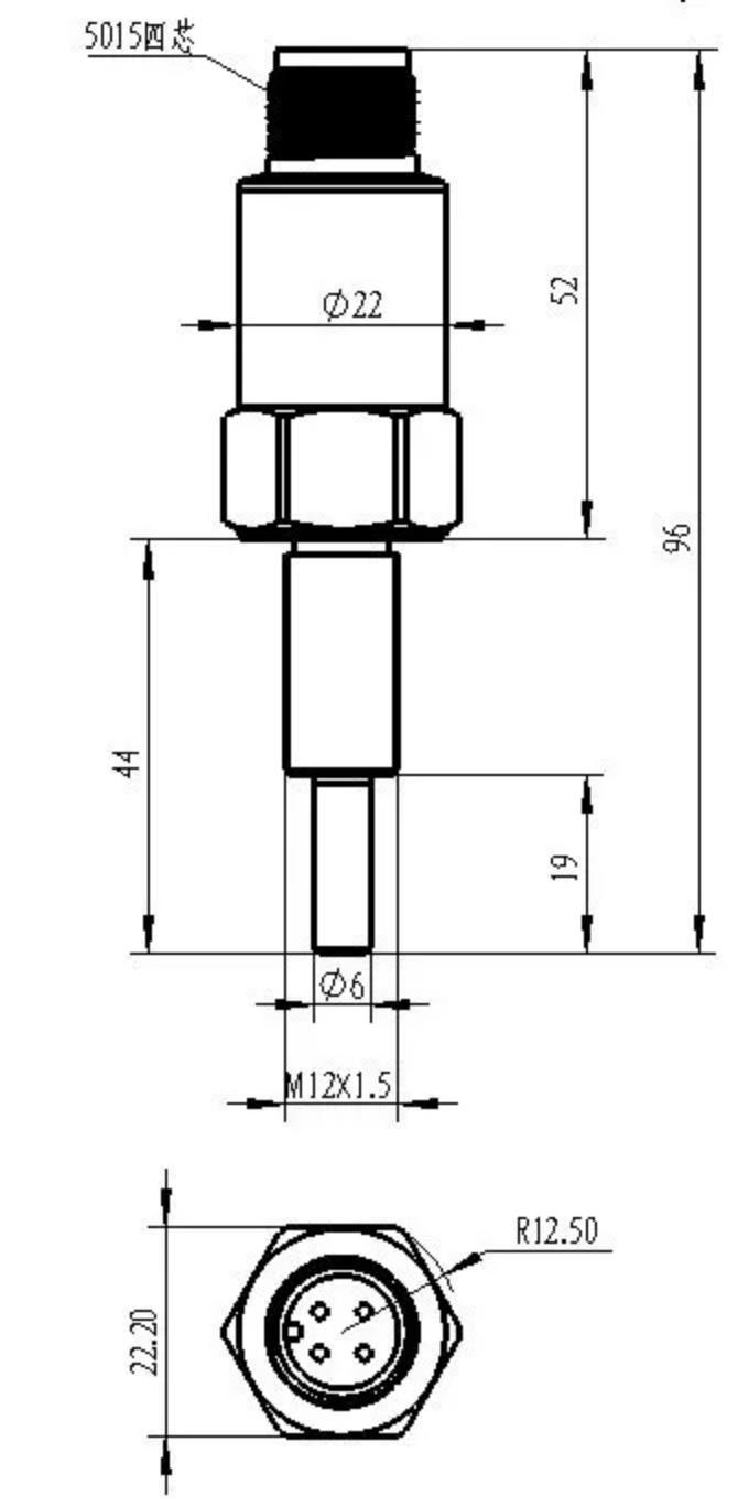 产品推荐|熙源电子探杆式振动速度温度复合传感器（双4~20mA输出）2